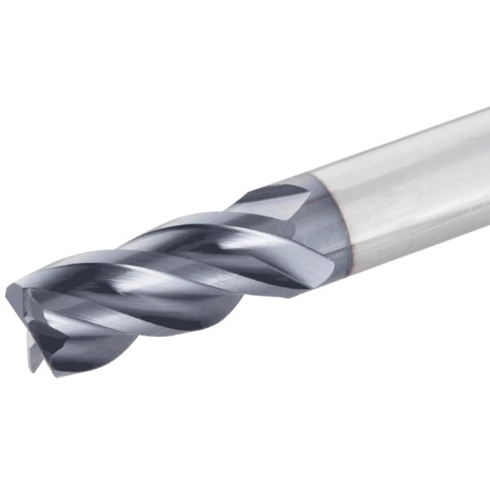 Picture of Tungaloy TECK080H4M-16W08CF-R04C GH730 Dia 8mm SH 0.3150 LOC 0.6299 OAL2.4803 End Mill Standard Flute Variable Helix Carbide TiCNo Single End Corner Radius0.0157 0.40mm TUNG MEISTER