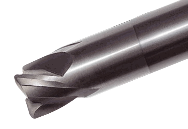 Picture of Tungaloy TCFF080A3-08/20C8-57 FX510 Dia 8mm SH 0.3150 LOC 0.0157 OAL2.2441 End Mill Standard Flute Standard Helix Ceramic Uncoated Single End Corner Radius0.0220 0.56mm TUNG MEISTER