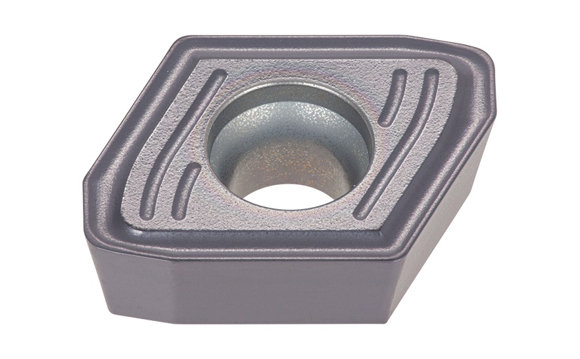 Picture of Tungaloy XPMT07H308R-DW AH6030 TungDrill Insert with pressed DW chipbreaker for high Feed Drilling of steel