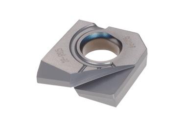 Picture of Tungaloy ZFRU100R003-MJ AH725 Milling Insert Back Draft AlTiN Carbide 0.031 Corner Radius