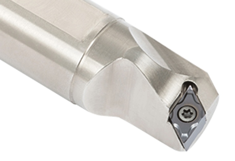 Picture of Tungaloy JS19X-SDUXL07 Boring Bar 55.0° Insert Posi,U style, 93deg Approach , Steel Square 0.750 Shank