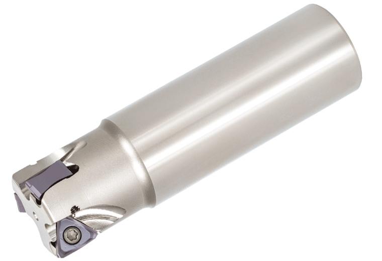 Picture of Tungaloy EPTN12M040C32.0R03N Milling Cutter 90.0° 1.575 Cutter Diameter Cylindrical1.2598 4.527 OAL 3 Flute