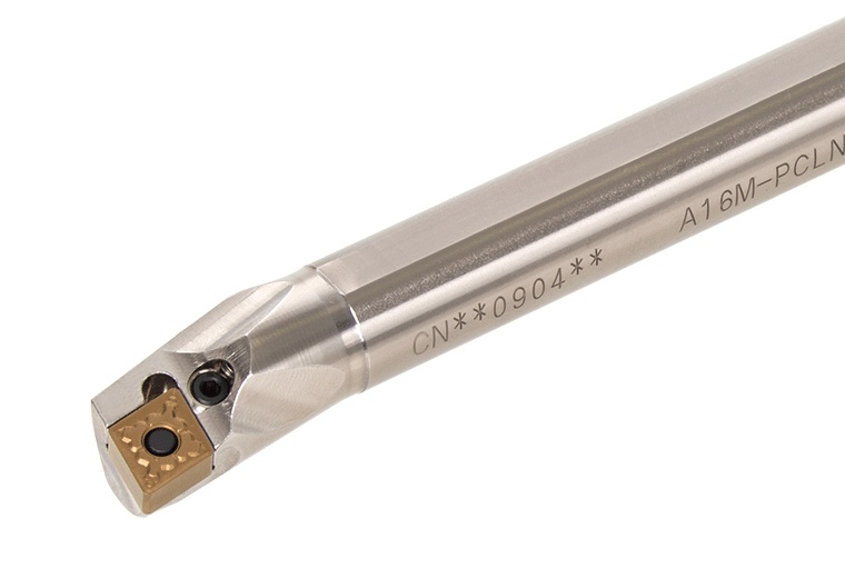 Picture of Tungaloy A16M-PCLNR0904-D200 Boring Bar 80.0° Insert EcoTurn Boring Bars , Neg,L style, 95deg Approach , Steel Round 0.629 Shank