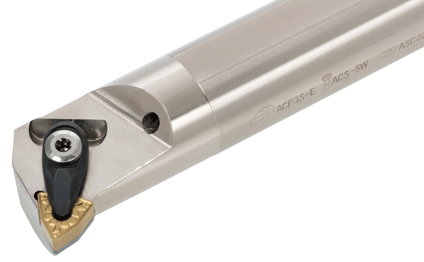 Picture of Tungaloy A20-AWLNL33-D25 Boring Bar Trigon Insert EcoTurn Boring Bars , Neg,L style, 95deg Approach , Steel Round 1.250 Shank