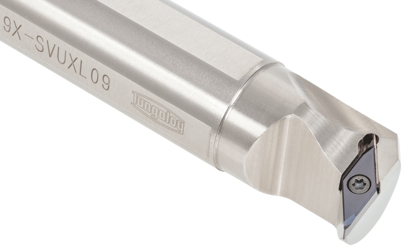 Picture of Tungaloy JS20X-SVUXL09 Boring Bar 35.0° Insert Posi,U style, 93deg Approach , Steel Round 0.787 Shank