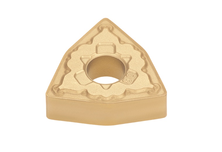 Picture of WNMG431 FW NS9530 Tungaloy WNMG080404 FW NS9530 Trigon Negative Cermet 0.0160 0.41mm Radius Finishing