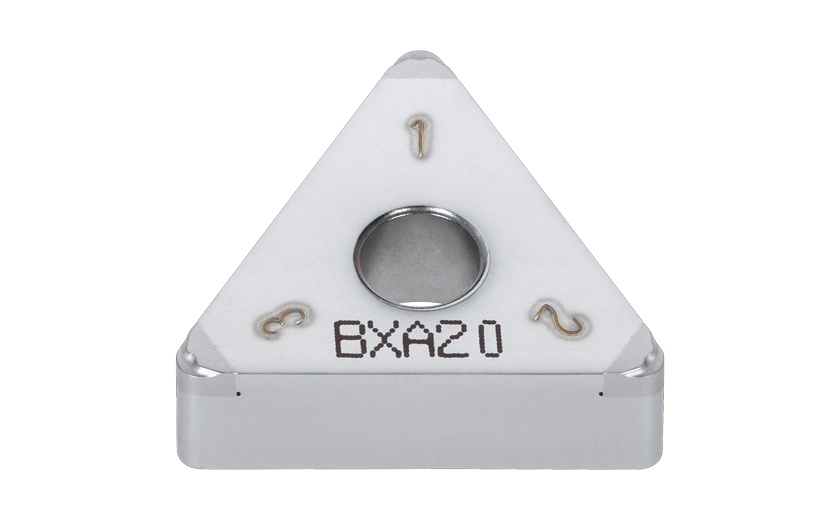 Picture of 3QP-TNGM331 HP BXM10 Tungaloy 3QP-TNGM160404 HP BXM10 60.0° Negative CBN 0.0160 0.41mm Radius Finishing