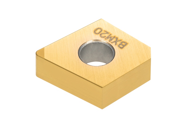 Picture of 2QP-GNGA431 BXM20 Tungaloy 2QP-GNGA120404 BXM20 80.0° Negative CBN 0.0160 0.41mm Radius Finishing, Medium