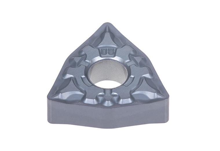 Picture of WNMG432 HRF AH8005 Tungaloy WNMG080408 HRF AH8005 Trigon Negative Carbide 0.0310 0.79mm Radius Roughing, Semi Finishing