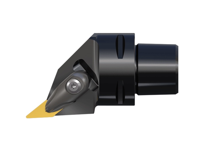 Picture of Tungaloy C6AVJNR45065-16N Quick Change Stick Tool 35.0° Insert EcoTurn ToolHolders , ISO 26623 1 (TungCap) , Neg,J style, 93deg Approach , Steel PSC "Capto Type" 2.362 Shank