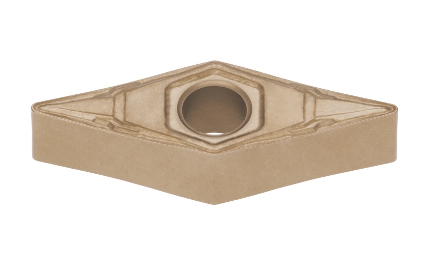 Picture of VNMG2.332E TSF NS9530 Tungaloy VNMG120408E TSF NS9530 35.0° Negative Cermet 0.0310 0.79mm Radius Roughing, Semi Finishing