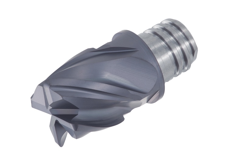 Picture of Tungaloy VEH120L09.0R10I04S08 AH725 Dia 12mm SH T12 LOC 0.3543 OAL0.6496End Mill,Replacable Head Standard Flute Standard Helix Carbide TiAlN Single End Corner Radius0.0394 1.00mm TUNG MEISTER