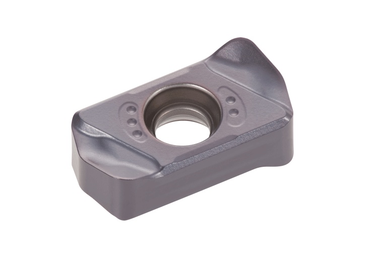 Picture of Tungaloy LNMU0303ZER-MJ AH8015 Milling Insert Bar Bell AlTiN Carbide 0.047 Corner Radius