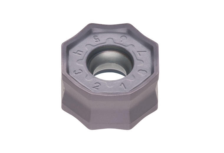 Picture of Tungaloy ONMU0507ANEN-MJ AH120 Milling Insert Octagonal AlTiN Carbide 0.031 Corner Radius