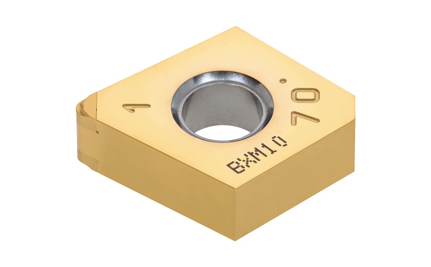 Picture of 2QP-GNGG432 HP BXM10 Tungaloy 2QP-GNGG120408 HP BXM10 80.0° Negative CBN 0.0310 0.79mm Radius Finishing, Medium