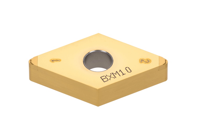 Picture of 2QP-DNGM432 HP BXA20 Tungaloy 2QP-DNGM150408 HP BXA20 55.0° Negative CBN 0.0310 0.79mm Radius Finishing, Medium