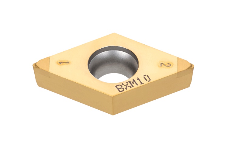 Picture of 2QP-DCGT32.52 HP BXA20 Tungaloy 2QP-DCGT11T308 HP BXA20 55.0° Positive CBN 0.0310 0.79mm Radius Finishing, Medium