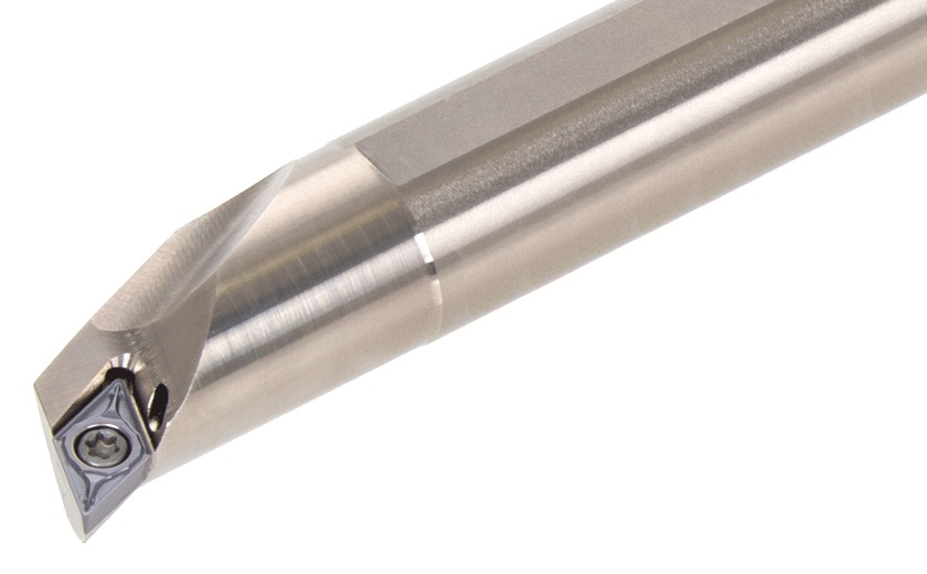 Picture of Tungaloy A12M-SDQPR07-D150-P Boring Bar 55.0° Insert Posi,Q style,107.5deg Approach , Steel Round 0.472 Shank