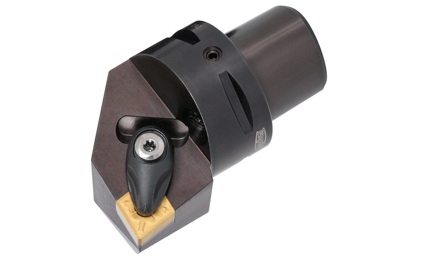 Picture of Tungaloy C3ACLNR22040-0904N Quick Change Stick Tool 80.0° Insert EcoTurn ToolHolders , ISO 26623 1 (TungCap) , Neg,L style, 95deg Approach , Steel PSC "Capto Type" 1.181 Shank