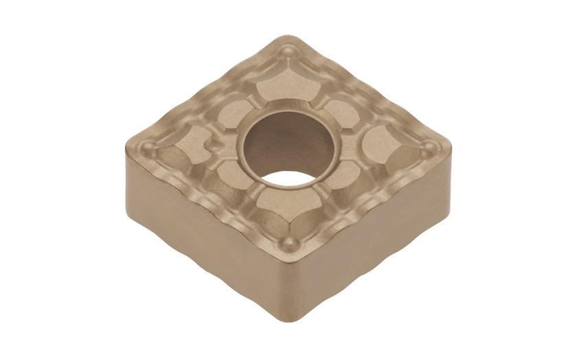 Picture of CNMG332E ZM T9215 Tungaloy CNMG090408E ZM T9215 80.0° Negative Carbide 0.0310 0.79mm Radius Roughing, Semi Finishing