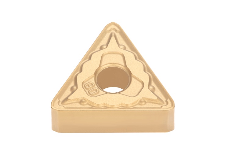 Picture of TNMG332 SW T9215 Tungaloy TNMG160408 SW T9215 Triangle Negative Carbide 0.0310 0.79mm Radius Roughing, Semi Finishing