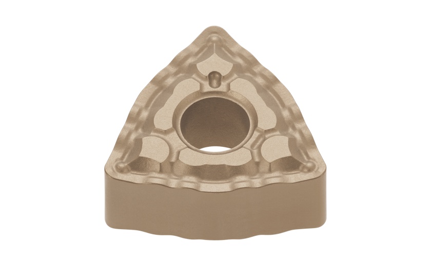 Picture of WNMG332E ZM T9215 Tungaloy WNMG060408E ZM T9215 Trigon Negative Carbide 0.0310 0.79mm Radius Roughing, Semi Finishing