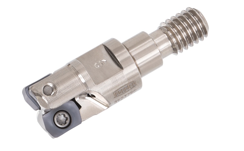 Picture of Tungaloy HXLS02M012M06R02 Milling Cutter 0.472 Cutter Diameter ScrewM06 1.240 OAL 2 Flute