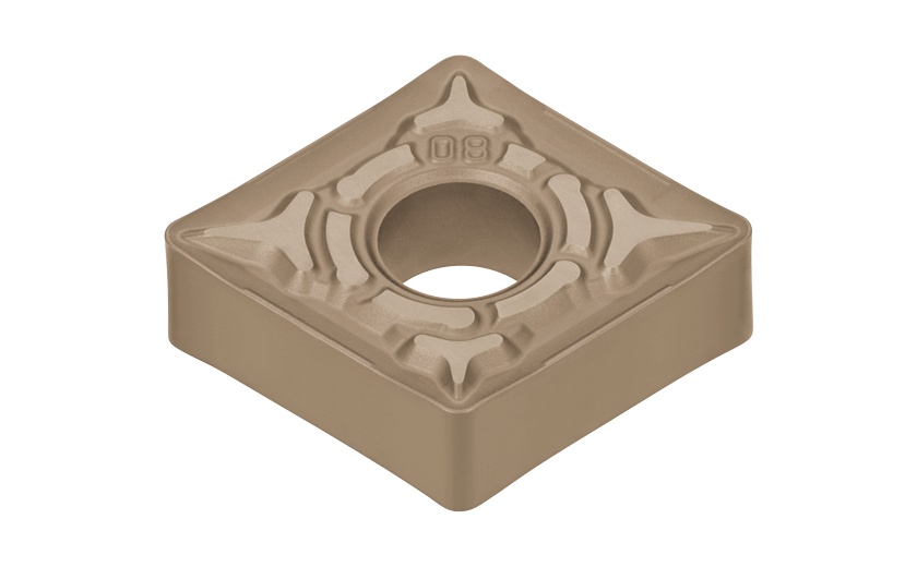 Picture of CNMG432 TQ AT9530 Tungaloy CNMG120408 TQ AT9530 80.0° Negative Carbide 0.0310 0.79mm Radius Roughing, Semi Finishing