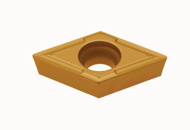 Picture of DCMT32.52-24 T9215 Tungaloy DCMT11T308 24 T9215 55.0° Positive Carbide 0.0310 0.79mm Radius Roughing, Semi Finishing