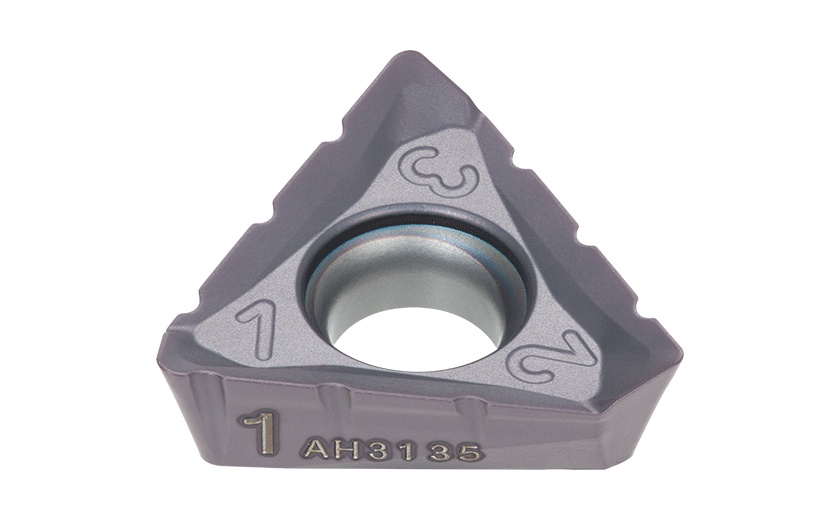 Picture of Tungaloy TOMT150608PDER-NMJ T3225 Milling Insert Triangle TiCN + Al2O3 Carbide 0.031 Corner Radius
