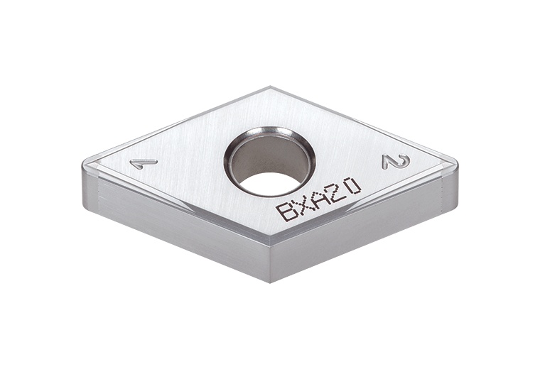 Picture of 4QS-DNGG432-HM BXA20 Tungaloy 4QS-DNGG150408 HM BXA20 55.0° Negative CBN 0.0310 0.79mm Radius Roughing, Semi Finishing