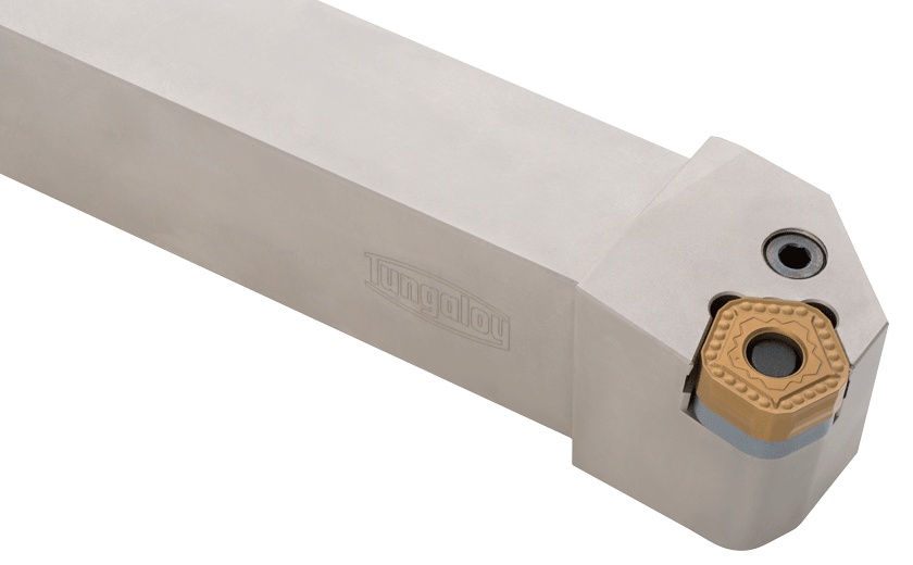 Picture of Tungaloy PPXOL2525M11-HF Stick Tool PENTAgon Insert Neg,X style, 22.5deg Approach , Steel Square 0.984 Shank