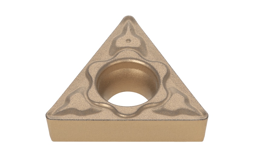 Picture of TCMT32.52 TM T9215 Tungaloy TCMT16T308 TM T9215 Triangle Positive Carbide 0.0310 0.79mm Radius Roughing, Semi Finishing
