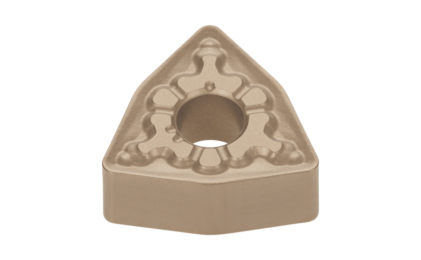 Picture of WNMG332E TM T9225 Tungaloy WNMG060408E TM T9225 Trigon Negative Carbide 0.0310 0.79mm Radius Roughing, Semi Finishing