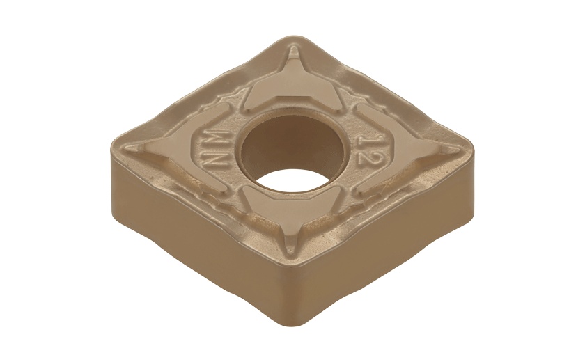 Picture of CNMG432 NM T9225 Tungaloy CNMG120408 NM T9225 80.0° Negative Carbide 0.0310 0.79mm Radius Roughing, Semi Finishing