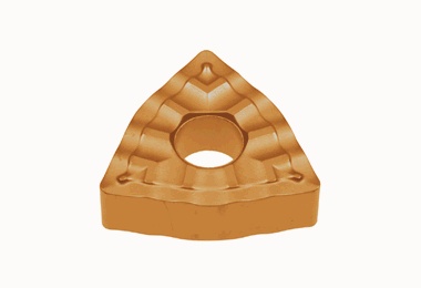 Picture of WNMG432 27 T9225 Tungaloy WNMG080408 27 T9225 Trigon Negative Carbide 0.0310 0.79mm Radius Roughing, Semi Finishing