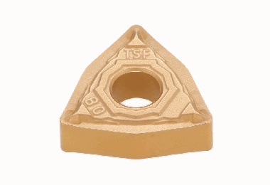 Picture of WNMG431 TSF T9225 Tungaloy WNMG080404 TSF T9225 Trigon Negative Carbide 0.0160 0.41mm Radius Finishing