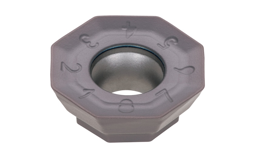 Picture of Tungaloy OWMT05T3AFER-MM AH3135 Milling Insert Octagonal AlTiN Carbide 0.031 Corner Radius