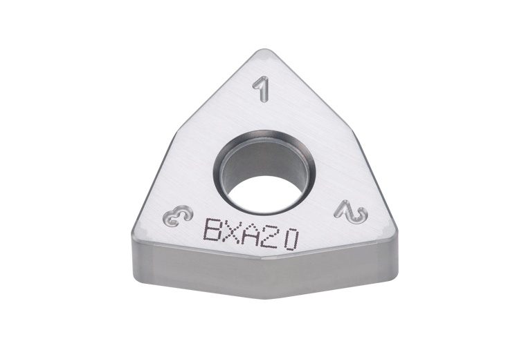 Picture of 6QS-WNGA432 BXA20 Tungaloy 6QS-WNGA120408 BXA20 Trigon Negative CBN 0.0310 0.79mm Radius Roughing, Semi Finishing
