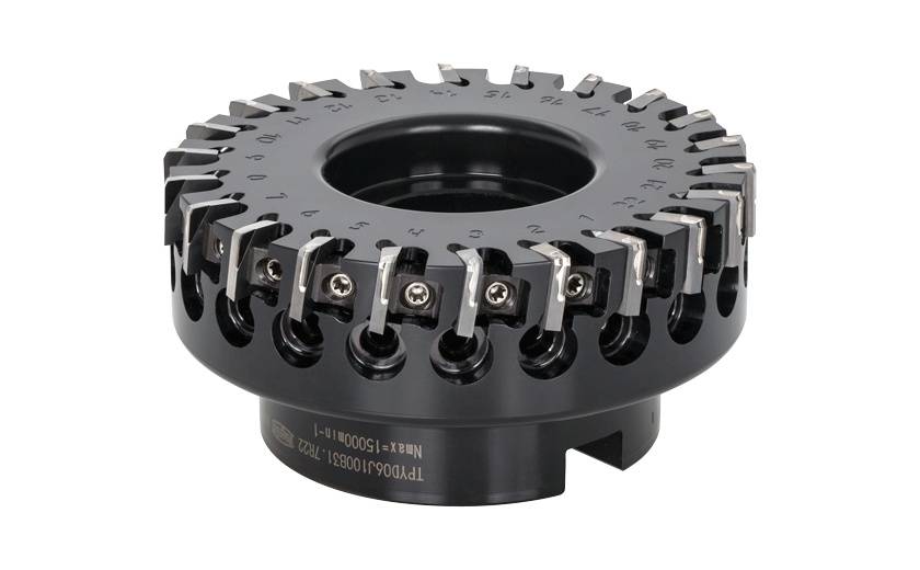 Picture of Tungaloy TPYD06U2.50B0.75R10 Milling Cutter 90.0° 2.500 Cutter Diameter Shell0.7500 10 Flute