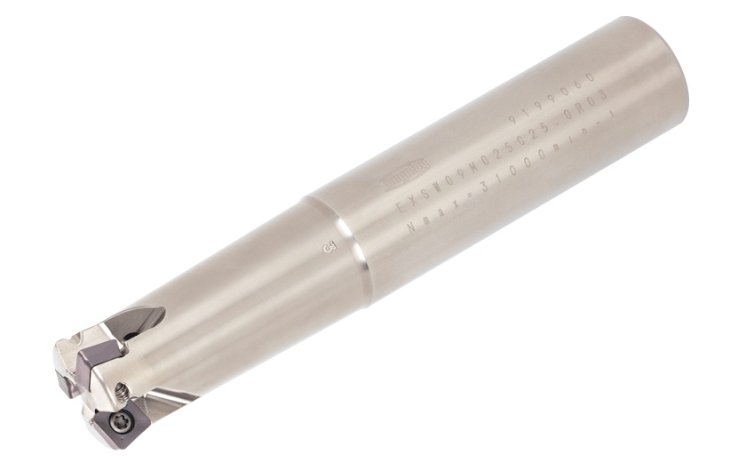 Picture of Tungaloy EXSW09M025C25.0R03 Milling Cutter 0.394 Cutter Diameter Cylindrical0.9843 8.661 OAL 3 Flute