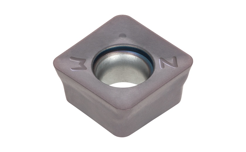 Picture of Tungaloy SWMT0904ZER-mm AH3135 Milling Insert Square AlTiN Carbide 0.039 Corner Radius