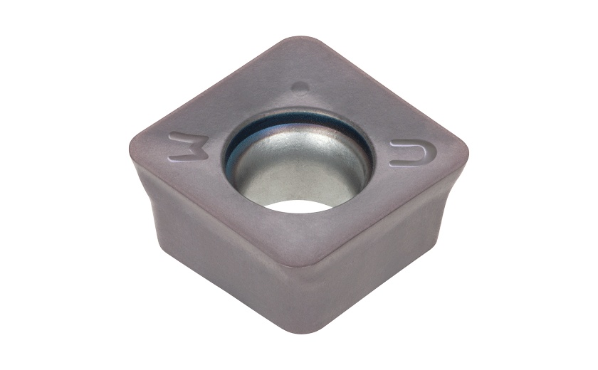 Picture of Tungaloy SWMT0904UER-mm AH3135 Milling Insert Square AlTiN Carbide 0.039 Corner Radius