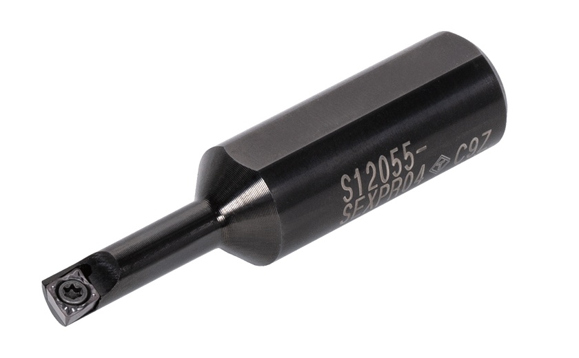 Picture of Tungaloy C10055-SEXPR04 Boring Bar 75.0° Insert Top Borer Tools , Steel Round 0.393 Shank