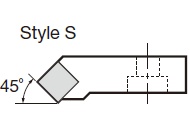 Picture of Tungaloy CSSER12CA-12 Square Mill Boring Cartridge Steel Cartridge Shank