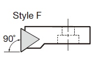Picture of Tungaloy CTFER10CA-11 Triangle Mill Boring Cartridge Steel Cartridge Shank