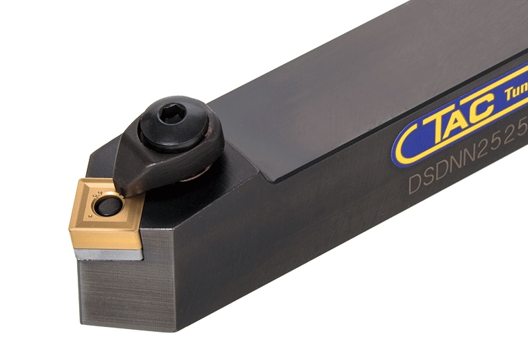 Picture of Tungaloy DSDNN2525M12 Stick Tool Square Insert Neg,D style, 45deg Approach , Steel Square 0.984 Shank