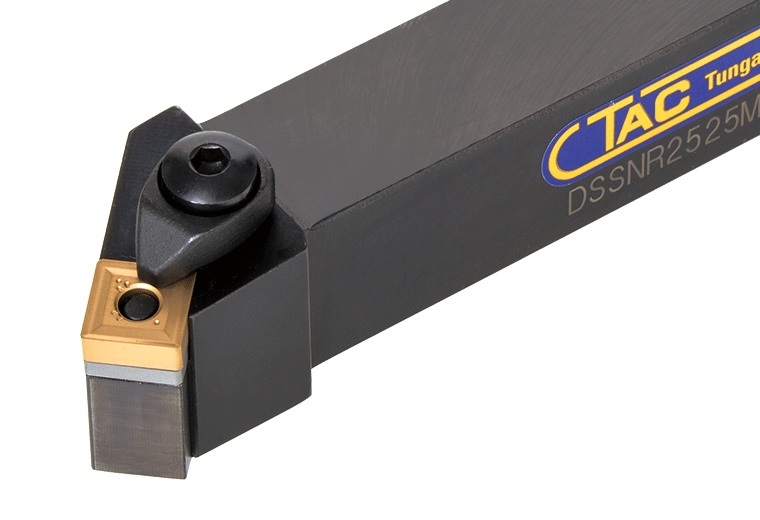 Picture of Tungaloy DSSNR2525M12 Stick Tool Square Insert Neg,S style, 45deg Approach , Steel Square 0.984 Shank