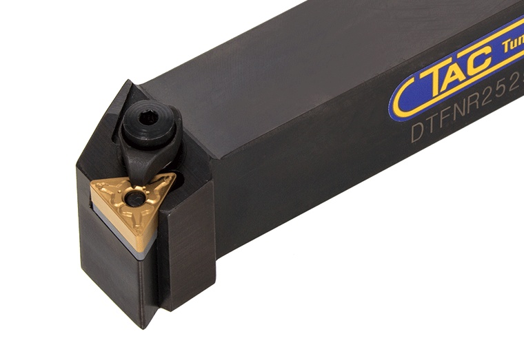 Picture of Tungaloy DTFineL2020K16 Stick Tool Triangle Insert Neg,F style, 91deg Approach , Steel Square 0.787 Shank