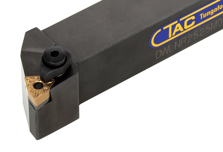 Picture of Tungaloy DWLNL2525M08 Stick Tool Trigon Insert Neg,L style, 95deg Approach , Steel Square 0.984 Shank